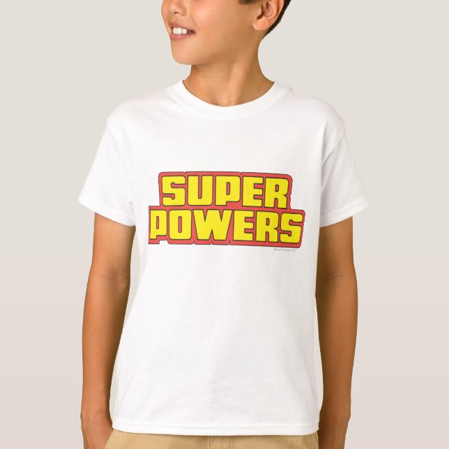 Super Power™ Logo-Gelb T-Shirt (Vorderseite)