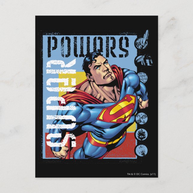 Super Power Postkarte (Vorderseite)
