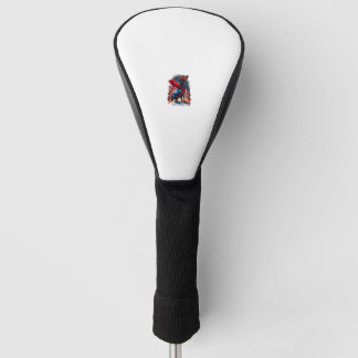 Super Power Superhero Dackel Dog Golf Headcover