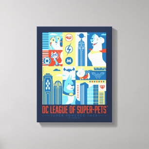 Super Powered Pack Art Deco Metropolis Leinwanddruck