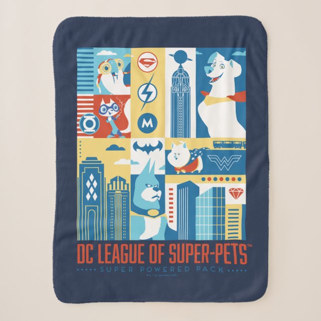 Super Powered Pack Art Deco Metropolis Sherpadecke (Vorderseite)