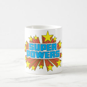 Super Powers™  Logo Blau Kaffeetasse