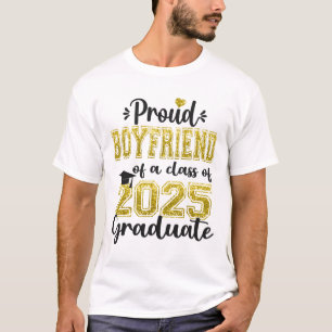 Super Proud Boyfriend of 2025 Graduate Abschluss T-Shirt
