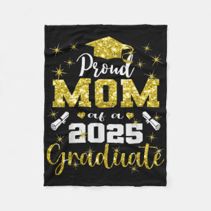 Super Proud Mama von 2025 Hochschulabsolventen Sen Fleecedecke