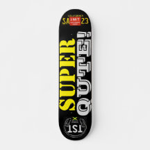 SUPER QUTE  JMT Skateboard, 7¾" Deck