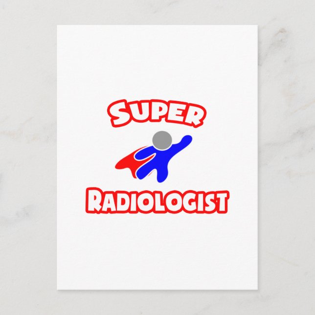 Super Radiologe Postkarte (Vorderseite)
