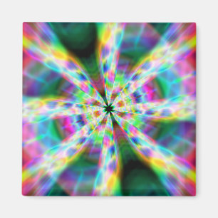Super Rainbow Zoom Hallway Magnet