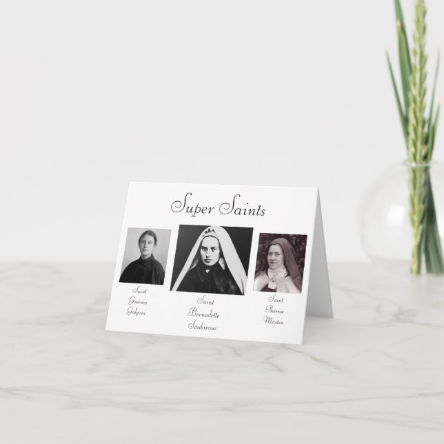 Super Saints Karte (Vorderseite)