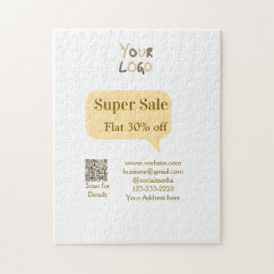Super-Sale-Geschäftsrabatt QR-Code-Details scannen