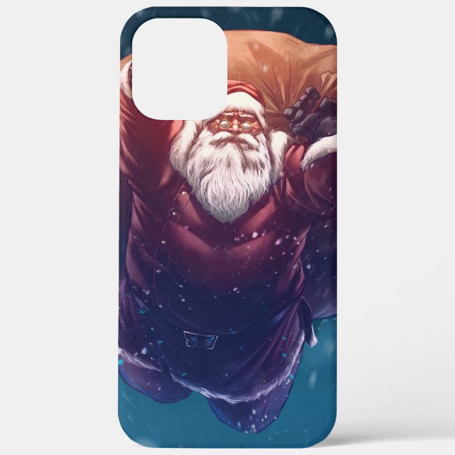 Super Santa Case-Mate iPhone Hülle (Rückseite)