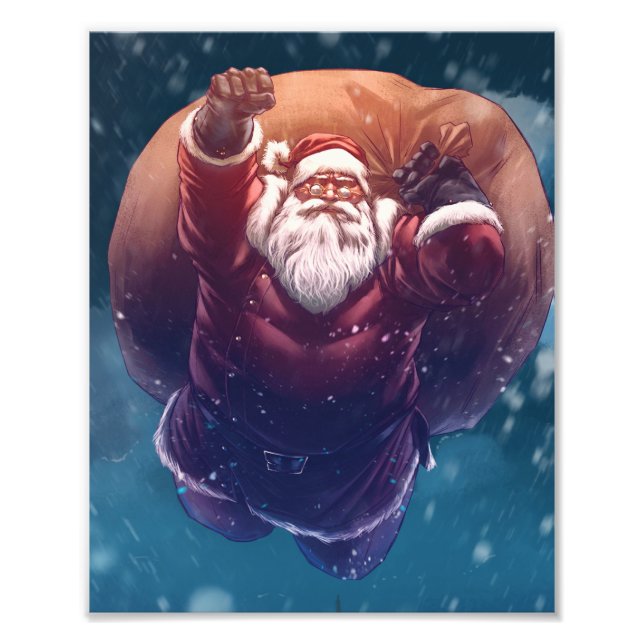 Super Santa Fotodruck (Vorne)