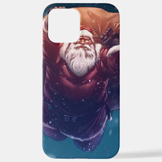 Super Santa iPhone 12 Pro Max Hülle (Rückseite)