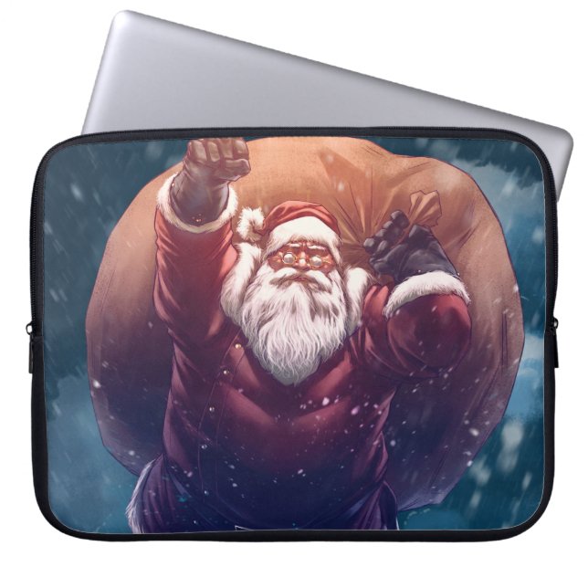 Super Santa Laptopschutzhülle (Vorderseite)