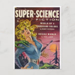 Super Science 5 Postkarte<br><div class="desc">Versenden Sie Postkartengrüße an Freunde auf diesem phantastischen,  klassischen Pulp-Science Fiction-Bild aus den 1920er,  1930er,  1940er und 1950er Jahren!</div>