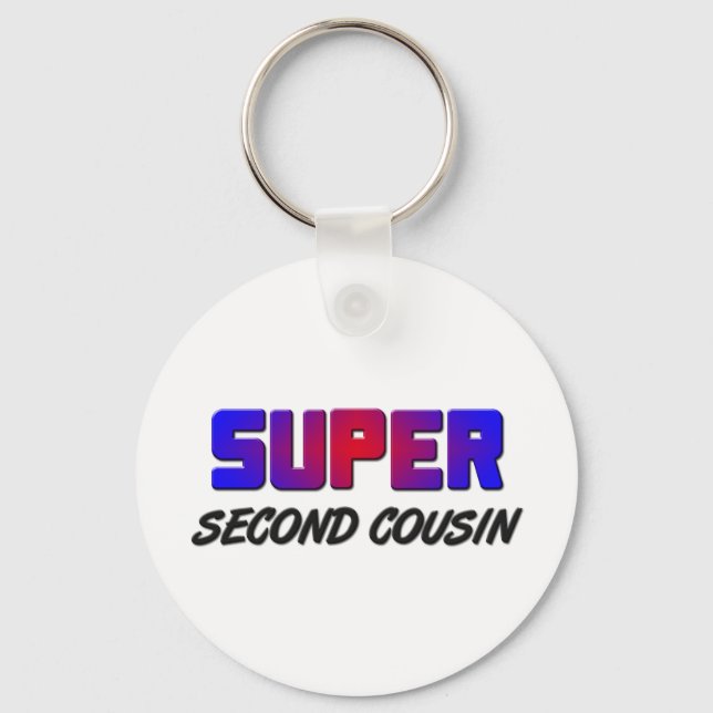 Super Second Cousin Schlüsselanhänger (Vorderseite)