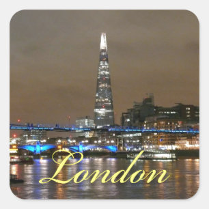 Super Shard London Quadratischer Aufkleber