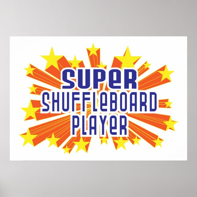 Super Shuffleboard Player Poster (Vorne)