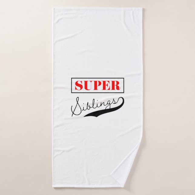 Super Sibling Badehandtuch (Badehandtuch)