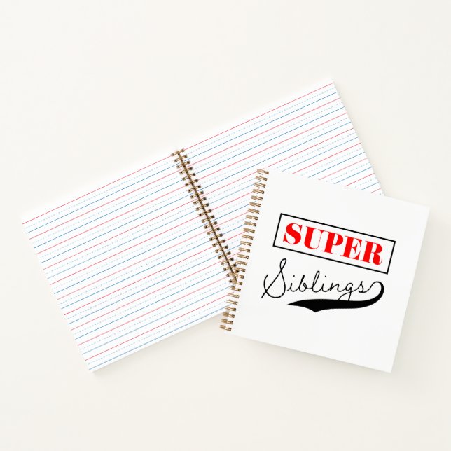 Super Sibling Notizbuch (Innenseite)