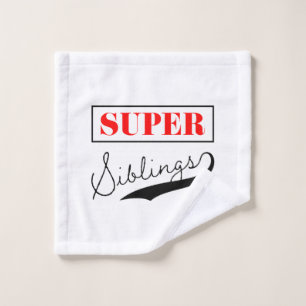 Super Sibling Waschlappen