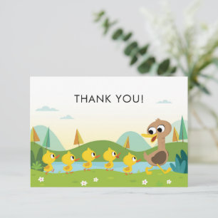 Super Simple   5 Kleine Ducks Baby Dusche Dankeskarte