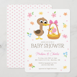 Super Simple | 5 Little Ducks Girl Babydusche Einladung