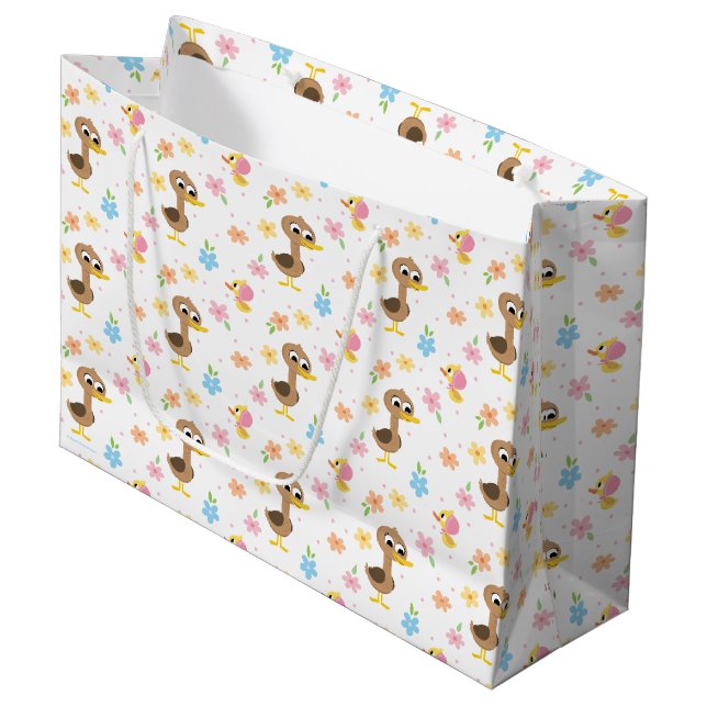 Super Simple | 5 Little Ducks Girl Babydusche Große Geschenktüte (Vorderseite Schrägansicht)