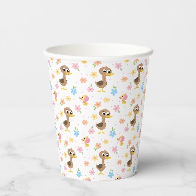 Super Simple | 5 Little Ducks Girl Babydusche Pappbecher (Rückseite)