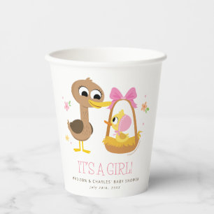 Super Simple   5 Little Ducks Girl Babydusche Pappbecher