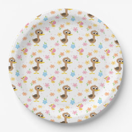 Super Simple | 5 Little Ducks Girl Babydusche Pappteller