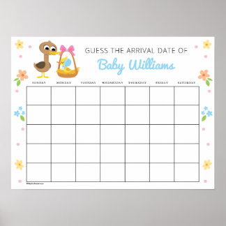 Super Simple | 5 Little Ducks Girl Babydusche Poster