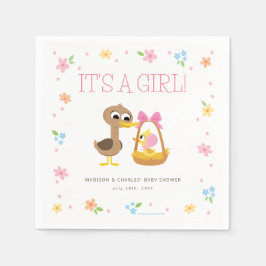 Super Simple | 5 Little Ducks Girl Babydusche Serviette