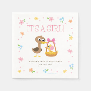 Super Simple 5 Little Ducks Girl Babydusche Serviette