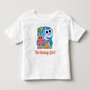 Super Simple   Finny the Shark Confetti Birthday Kleinkind T-shirt