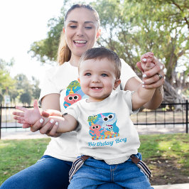 Super Simple | Finny the Shark Confetti Birthday Kleinkind T-shirt