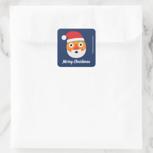 Super Simple   Holiday Noodle Quadratischer Aufkleber