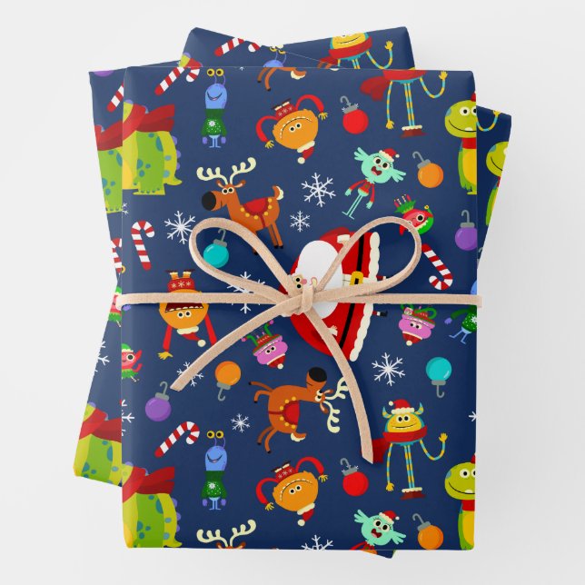 Super Simple Rhymington Holiday Pattern Geschenkpapier Set (Beispiel)