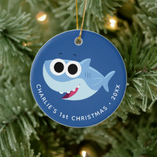 Super Simple Songs   Custom Finny First Christmas Keramik Ornament
