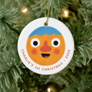 Super Simple Songs   Custom Noodle First Christmas Keramik Ornament