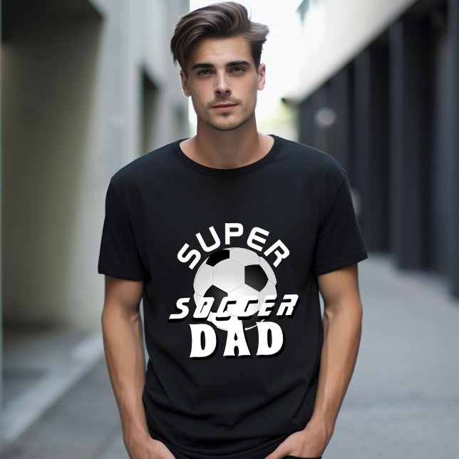 Super Soccer Vater Football Sporty Vater T-Shirt (Von Creator hochgeladen)
