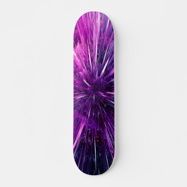 Super sonic - wunderschön lila skateboard (Vorne)