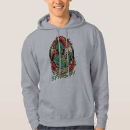 Super Spartan Kriegerhelm Antikes Griechenland Vin Hoodie