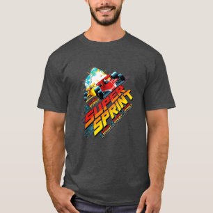 Super Sprint Arcade Art T-Shirt