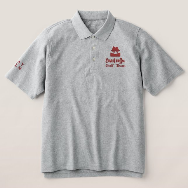 Super Spy Golf Shirt (Design Vorderseite)