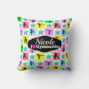 SUPER STAR GYMNAST GIRL DESIGN KISSEN