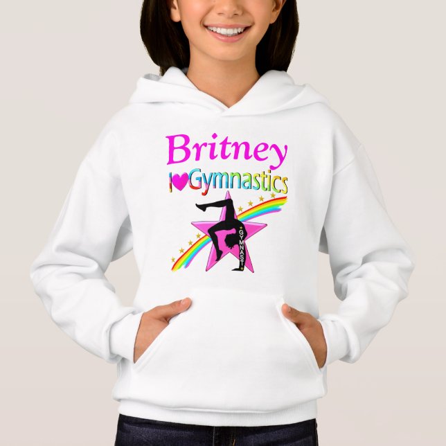 SUPER STAR GYMNASTICS PERSONALISIERT HOODIE (Vorderseite)
