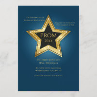 Super Star Prom Einladungen