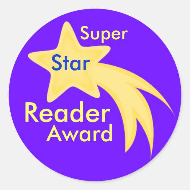 Super Star Reader Award Stickers (Vorderseite)