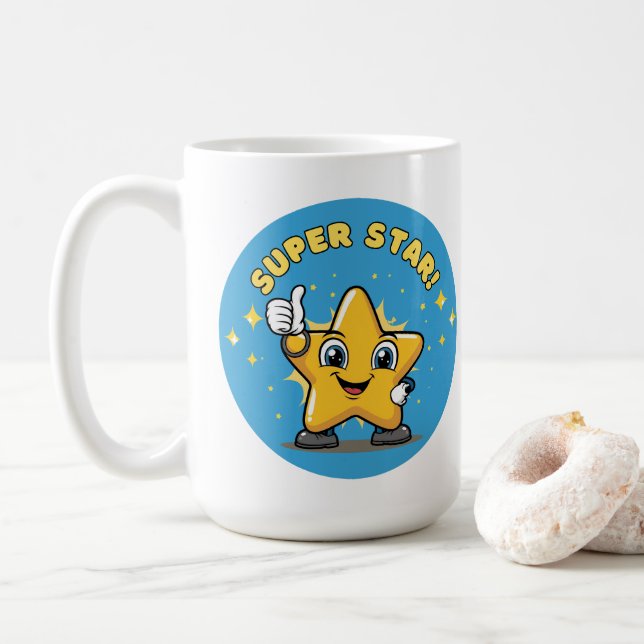 Super Star, Star! Kaffeetasse (Mit Donut)