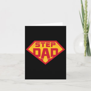 Super Stepdad Funny Hero Step Vater Birthday Fathe Karte